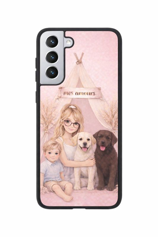 Coque téléphone Family - compatible iPhone, Samsung, Xiomi, Huawei, Oppo, Google Pixel