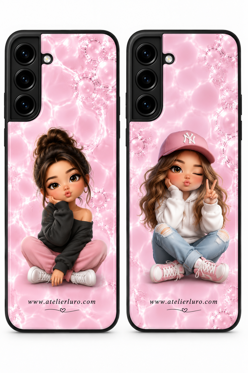 Coque Telephone - Mini Girl Personnalisable