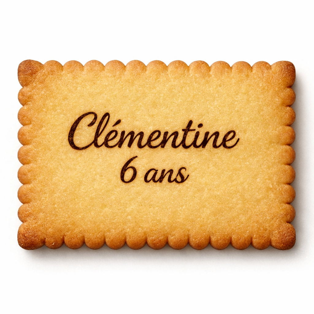Biscuit Personnalisé Naissance Mariage Baptême Cadeau invité et demande