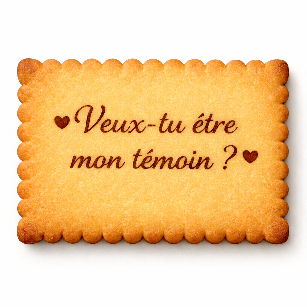 Biscuit Personnalisé Naissance Mariage Baptême Cadeau invité et demande