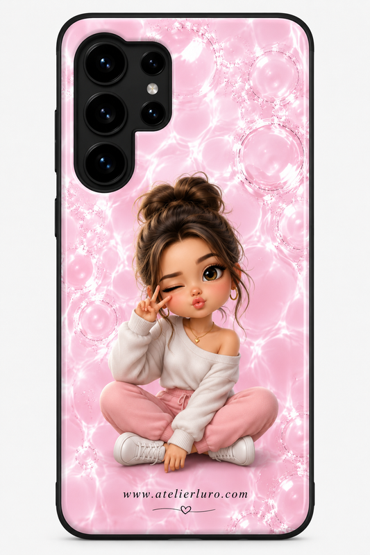 Coque Telephone - Mini Girl Personnalisable