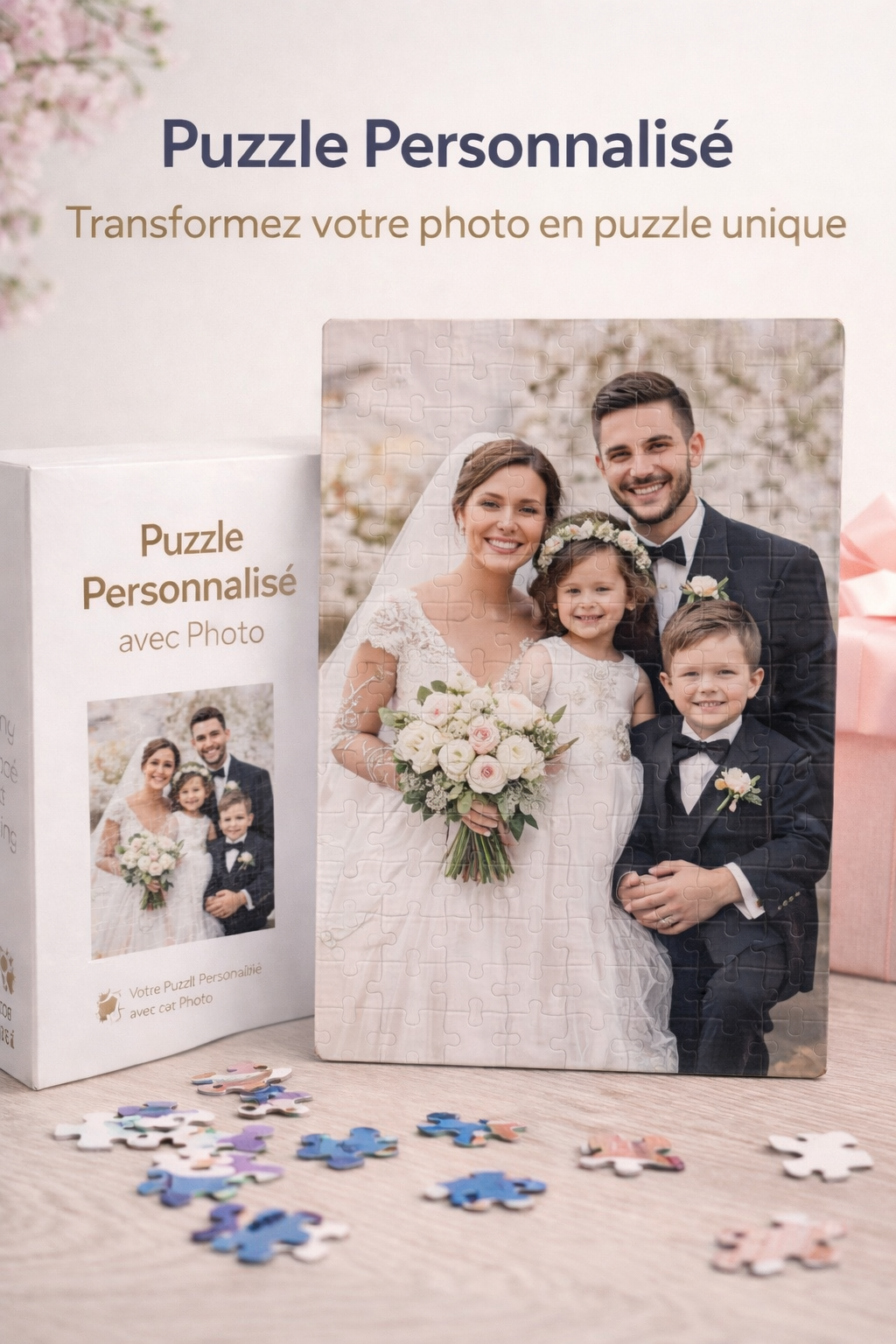 Puzzle Personnalisé 120 pièces avec photo - Souvenir photo unique