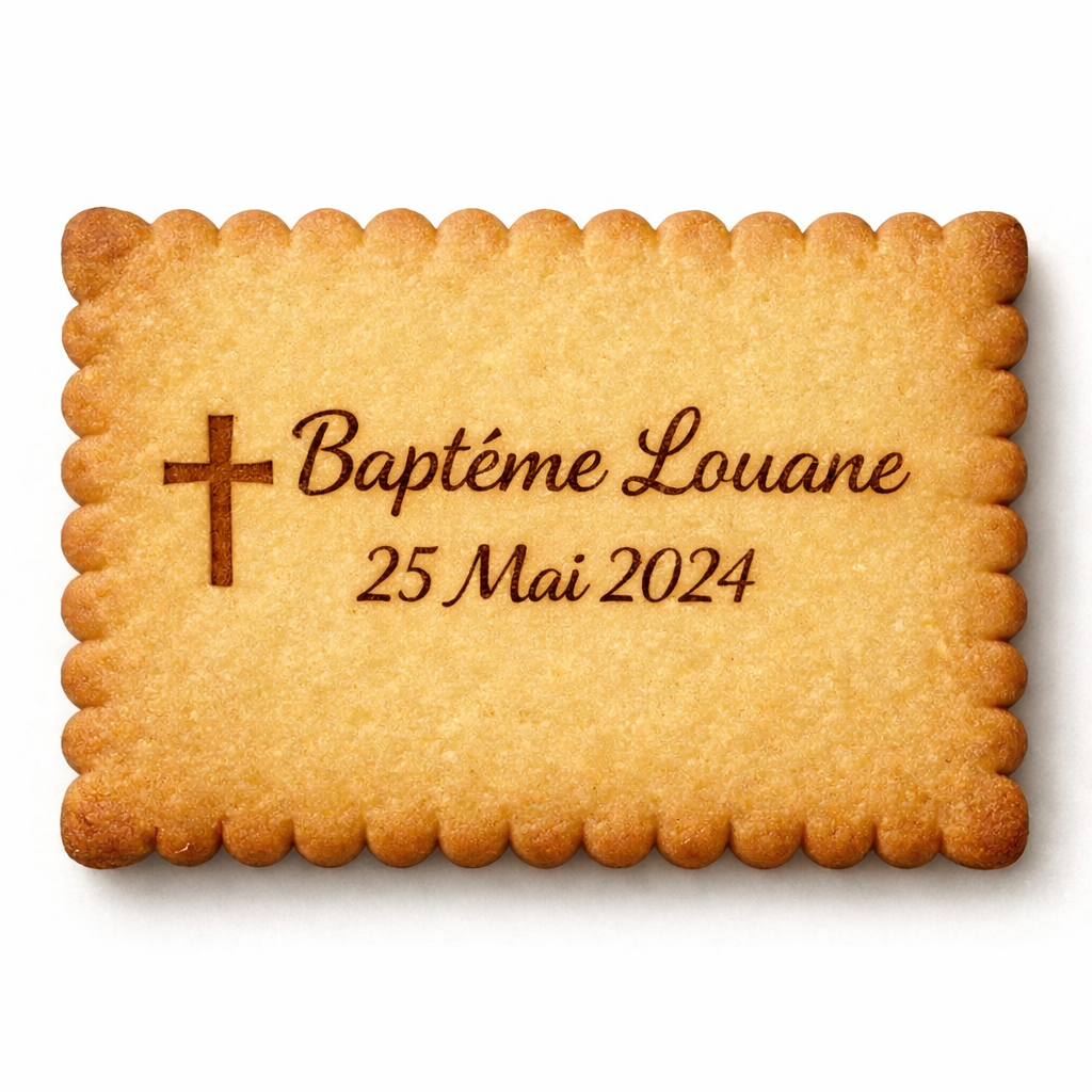 Biscuit Personnalisé Naissance Mariage Baptême Cadeau invité et demande